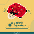 Load image into Gallery viewer, Squeaky Lady Bug Dog Toy