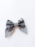 Load image into Gallery viewer, Checkered Valentine Sailor Bow