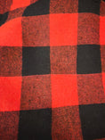 Load image into Gallery viewer, Black and Red Check Dog Jacket