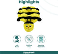Load image into Gallery viewer, Squeaky Bee Dog Toy