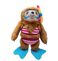 Load image into Gallery viewer, Scubadiving Sloth Plush Toy