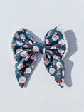 Load image into Gallery viewer, Santa Baby Sailor Bow with pom poms - Indi Pups