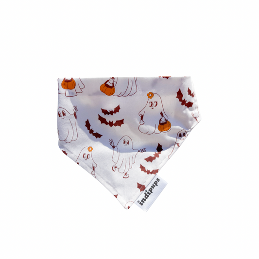 Funky Ghosts and Bats Scrunchdana