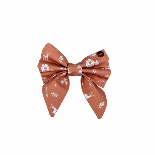 Boho Christmas Sailor Bow