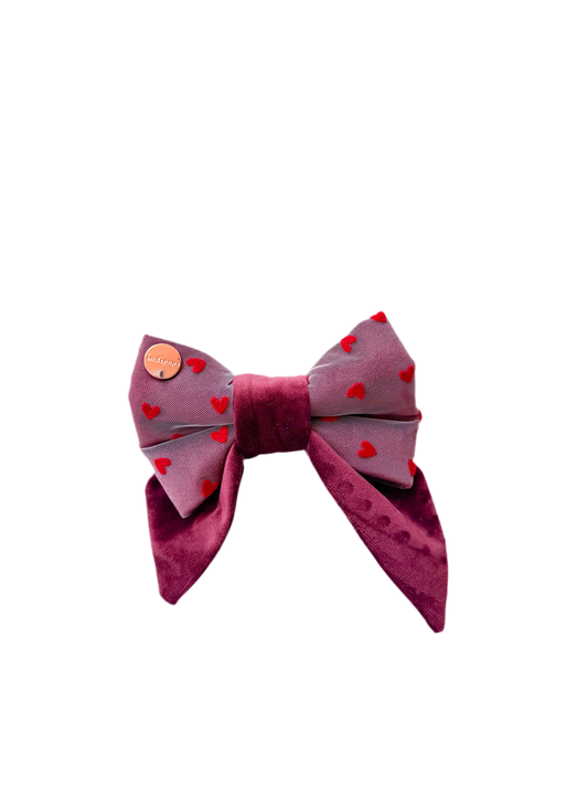 Be my Valentine Red Sailor Bow