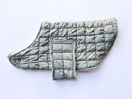 Green Dog Puffer Jacket