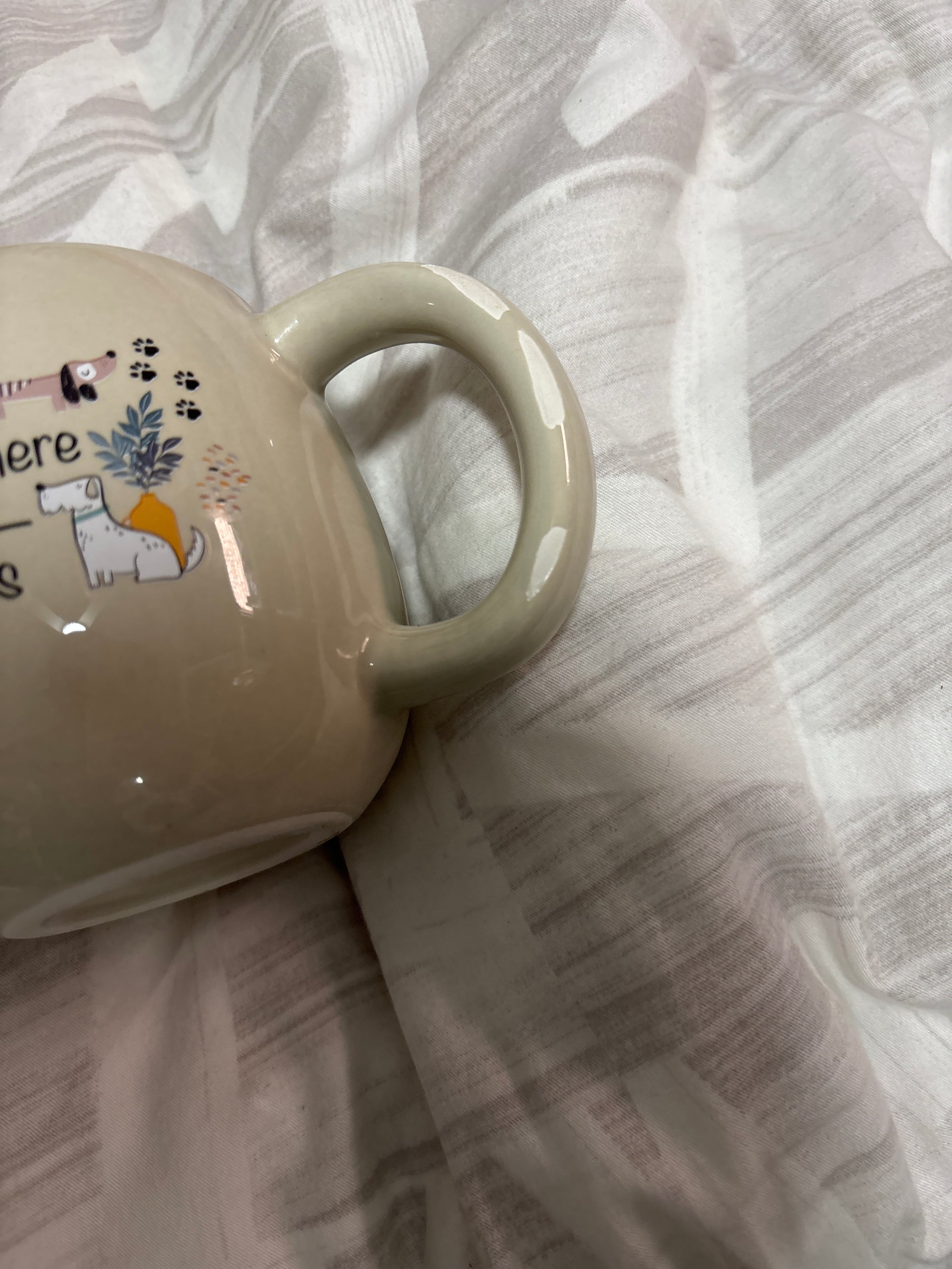 Home is where my dog is mug (damaged SEE PHOTOS)