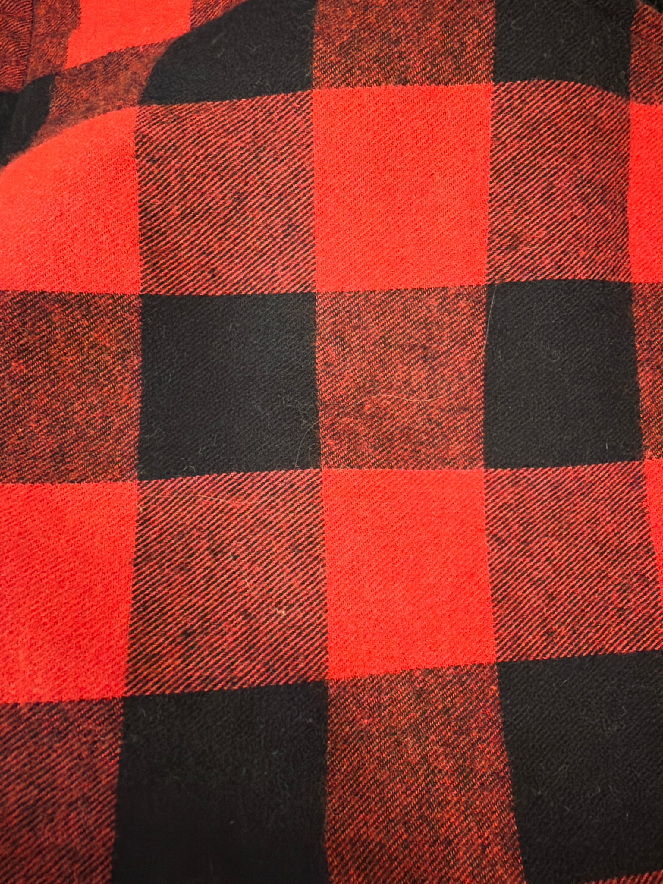 Black and Red Check Dog Jacket