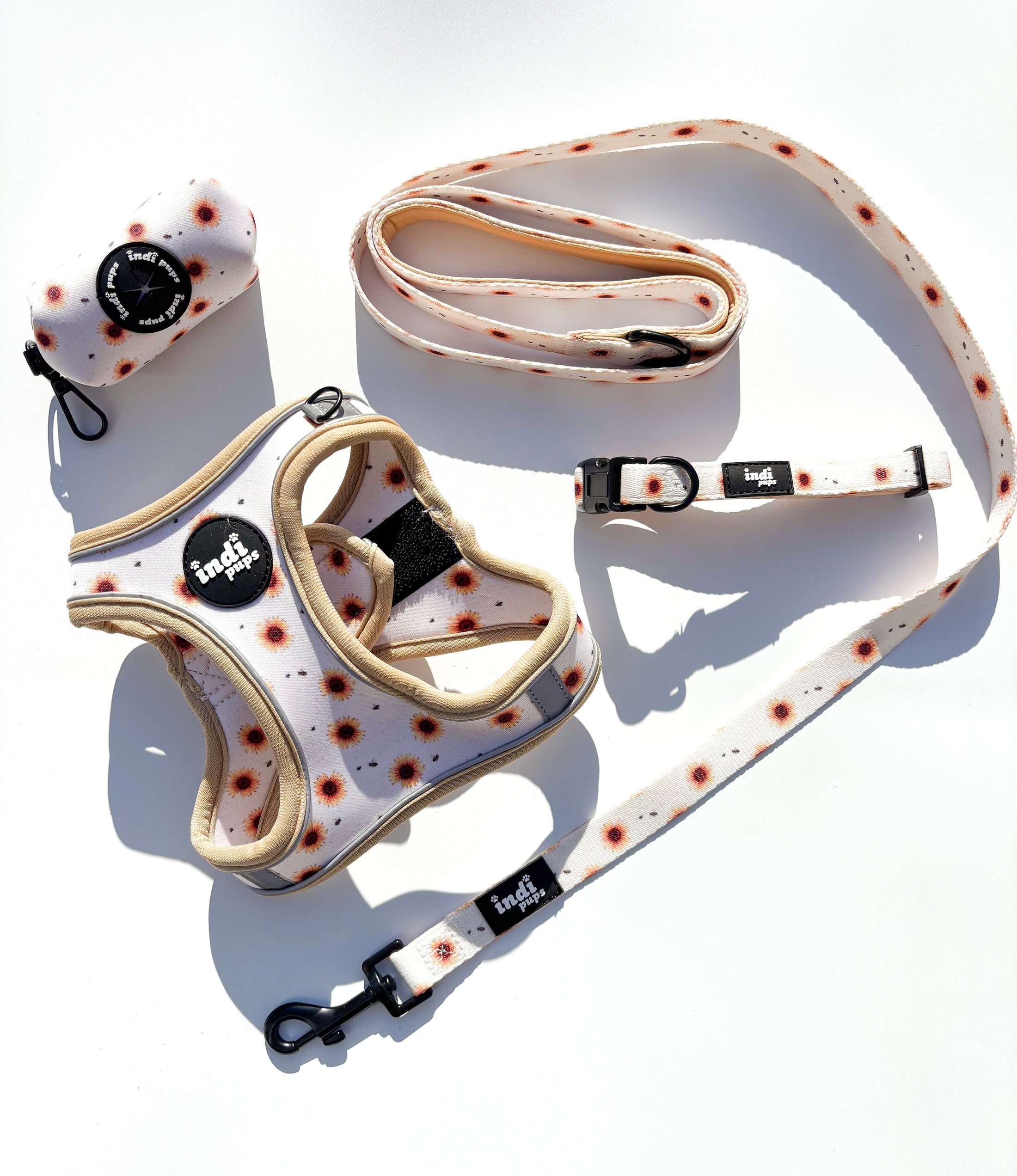 Sunflower Season Adjustable Step- In Harness BUNDLE DEAL