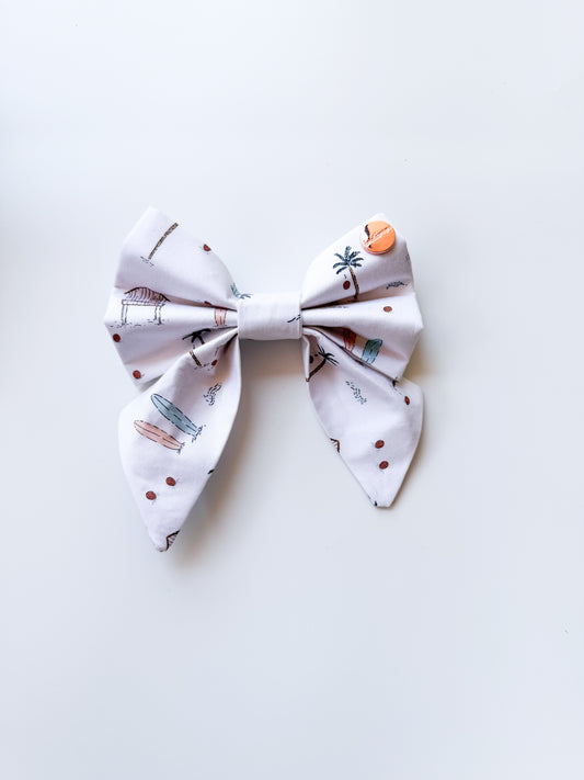 Beach Getaway Sailor Bow