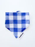 Load image into Gallery viewer, Blue Checks Scrunchdana
