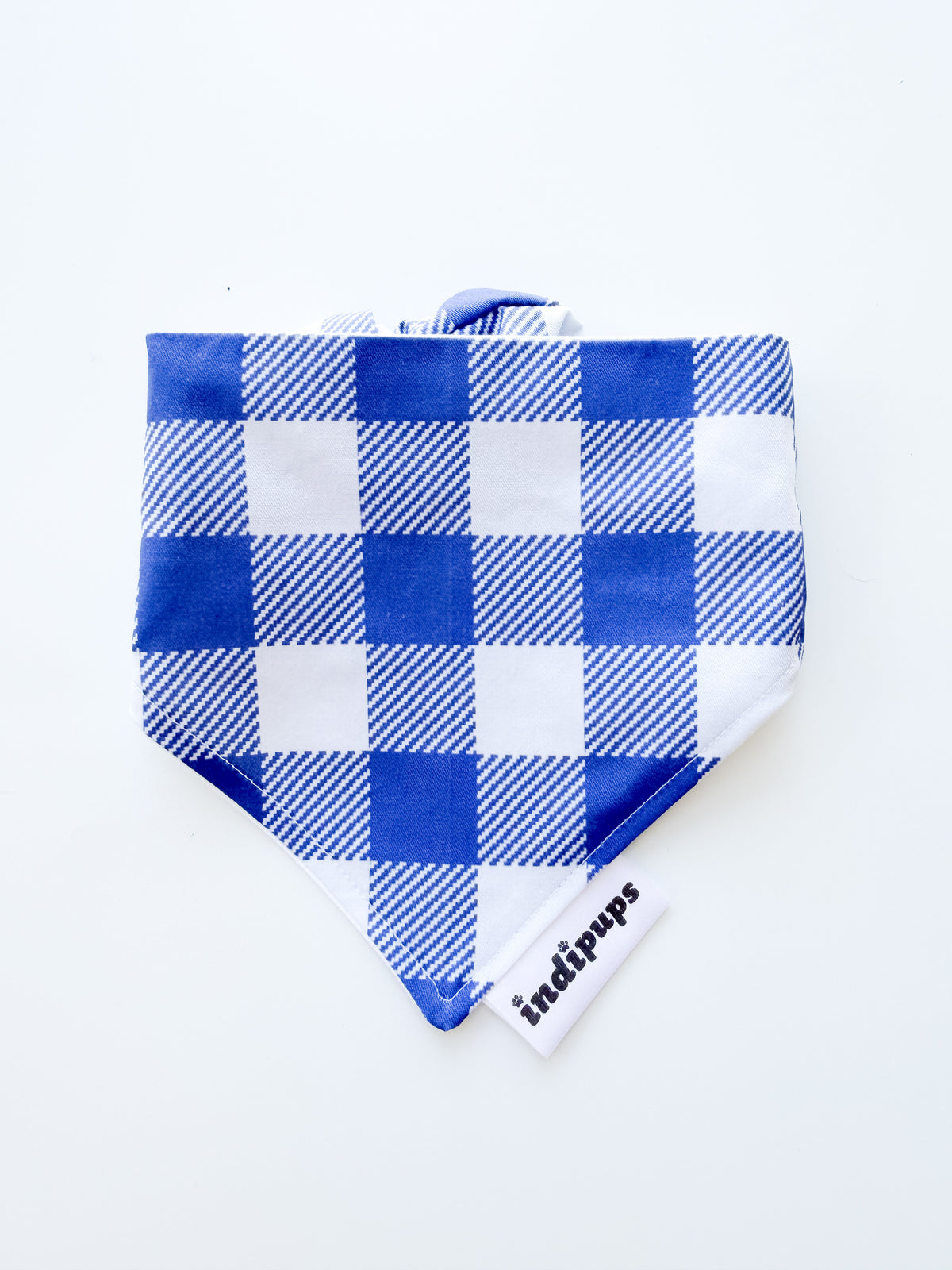 Blue Checks Scrunchdana