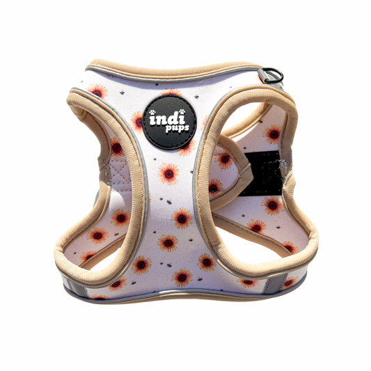 Sunflower Season Adjustable Step- In Harness