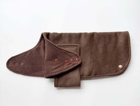 Luxe Brown Dog Jacket