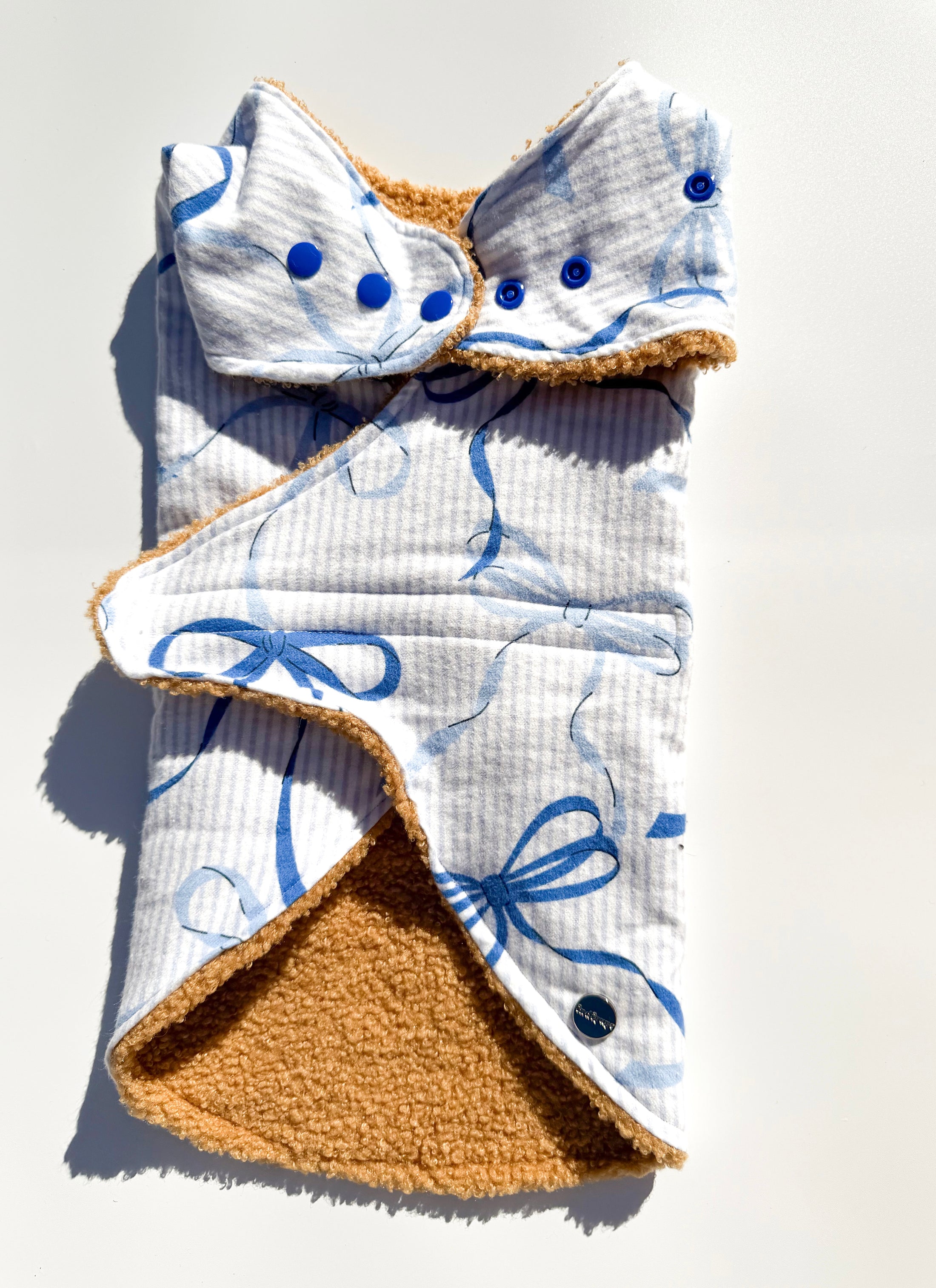 Blue Bows Dog Jacket