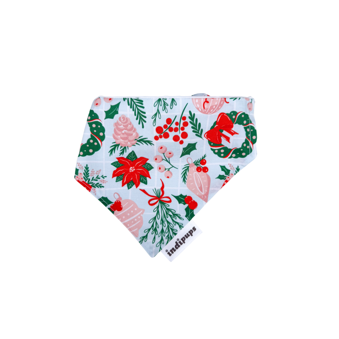 Blue Christmas Scrunchdana