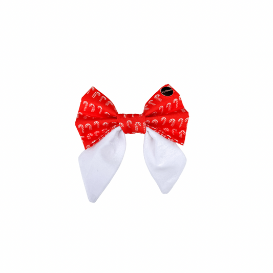 Luxe Candy Canes Sailor Bow