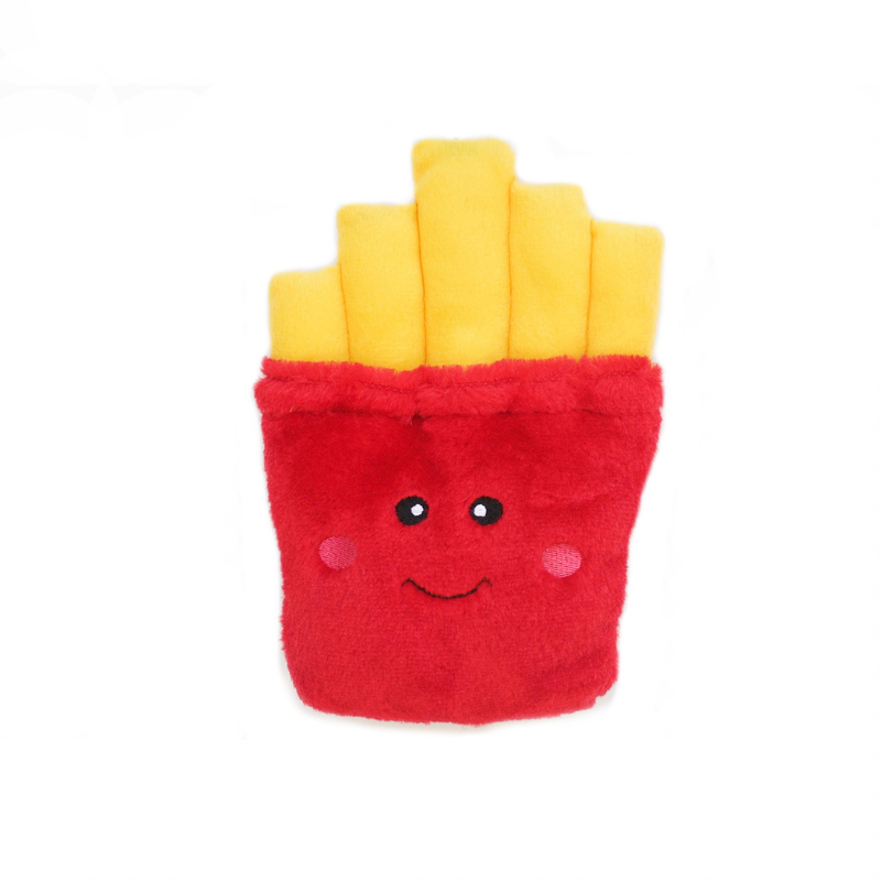 Fries plush dog toy