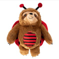 Load image into Gallery viewer, Ladybug Sloth Plush Toy
