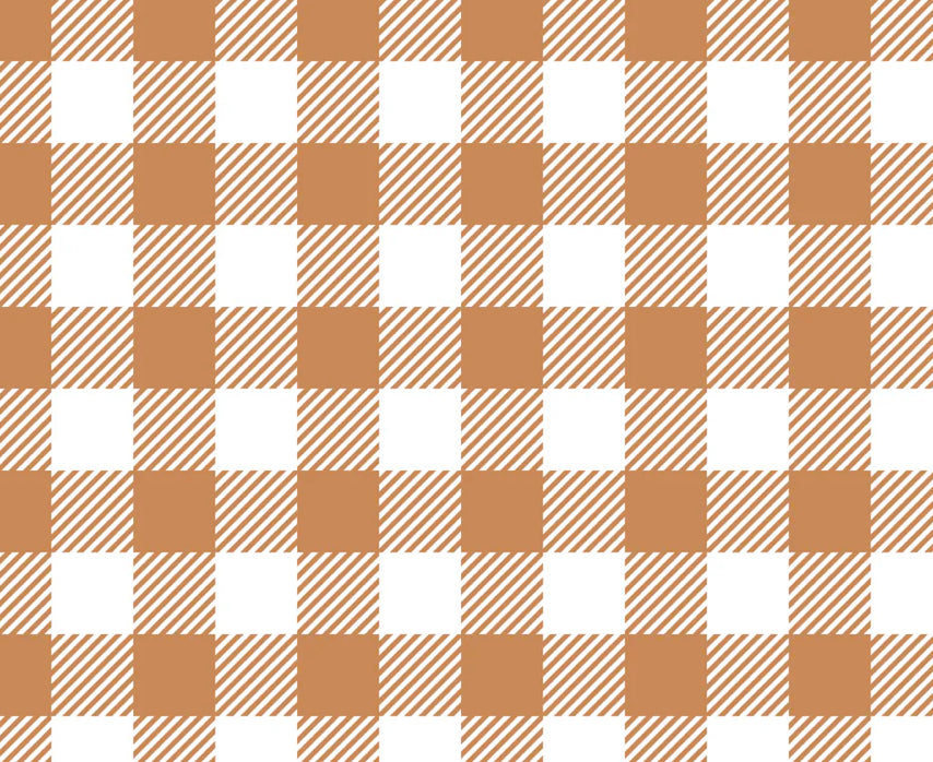 Tan Gingham Dog Jacket