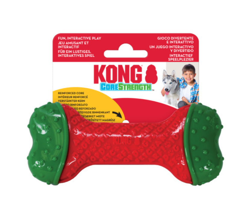 Christmas Kong core strength bone - medium/large size