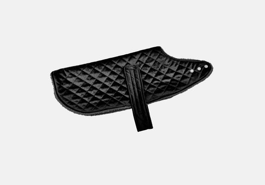 Luxe Dog Jacket Black Velvet