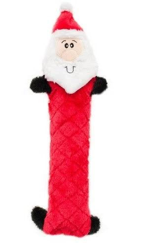 Zippy Paws Santa Holiday Jiggler Toy