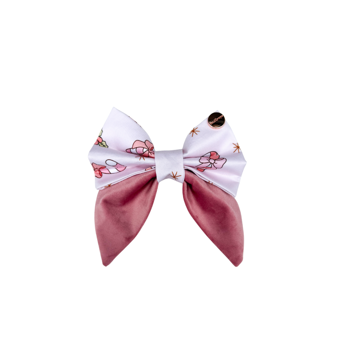 Candy Cane Lane Sailor Bow