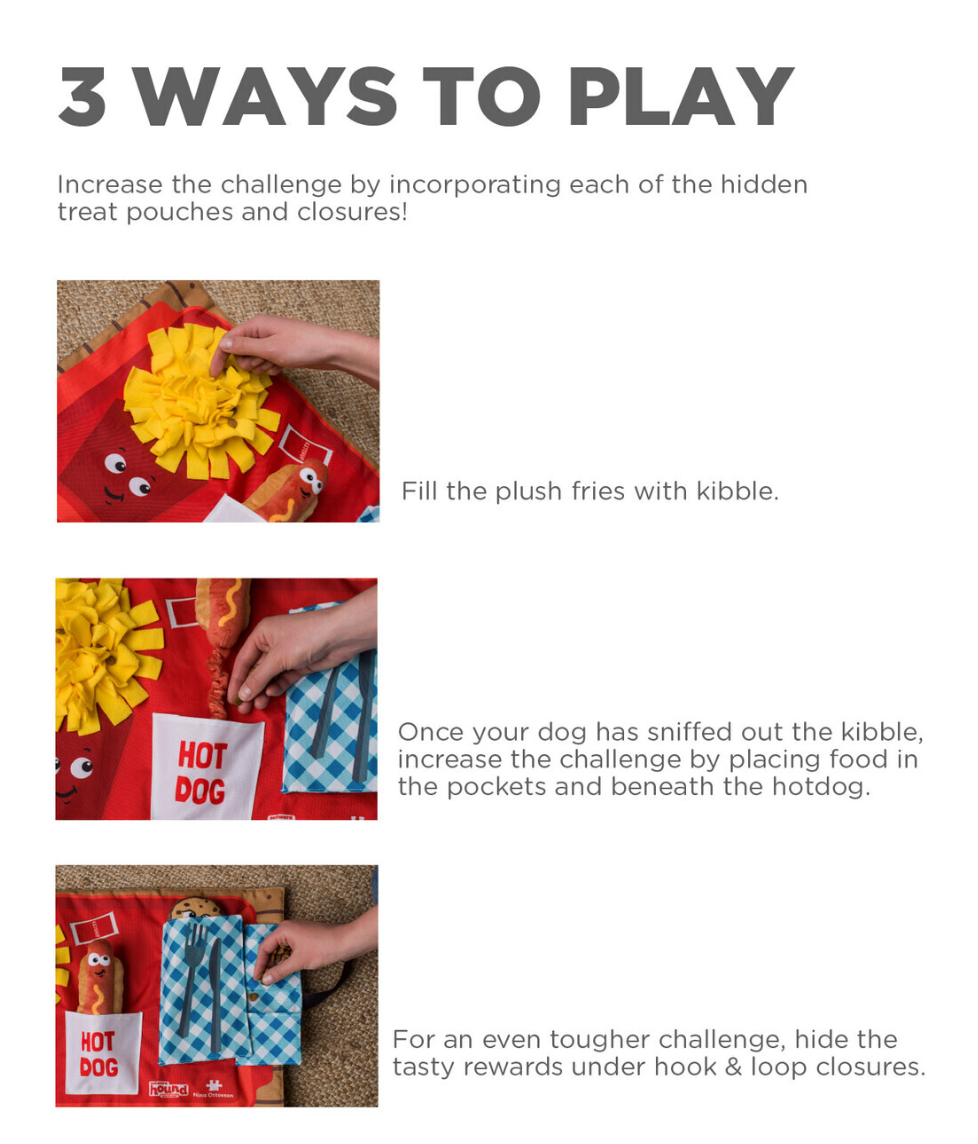 Snuffle Mat - Fast Food Design