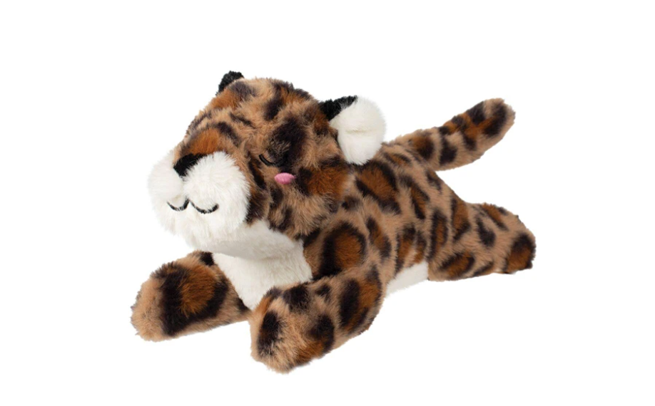 Cheetah Plush Dog Toy