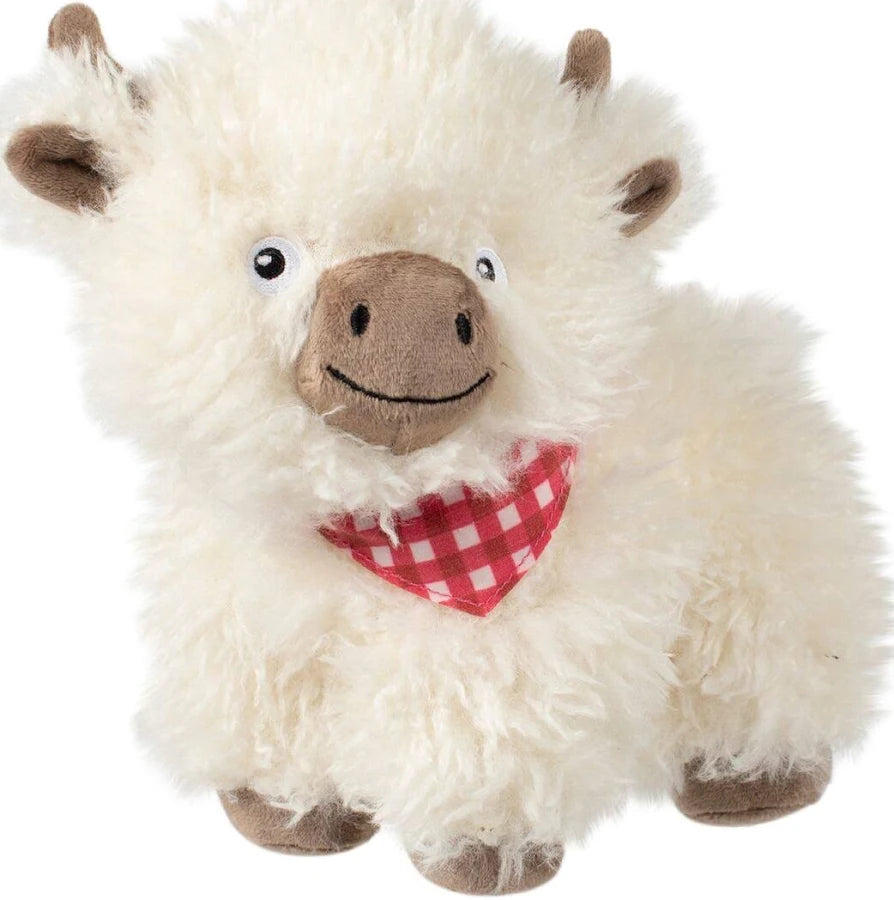 Highland Cow Plush Dog Toy